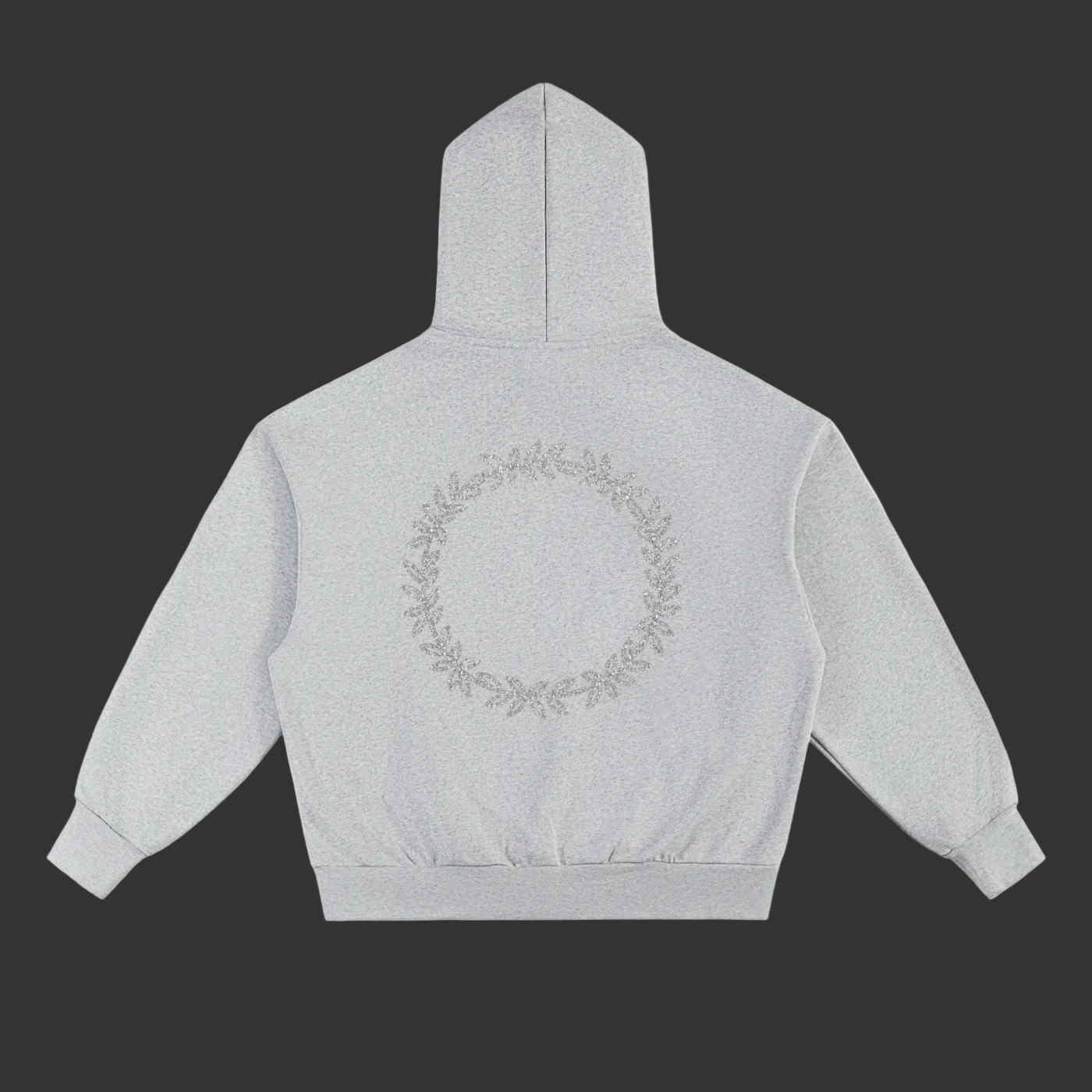 wreath heavy hoodie